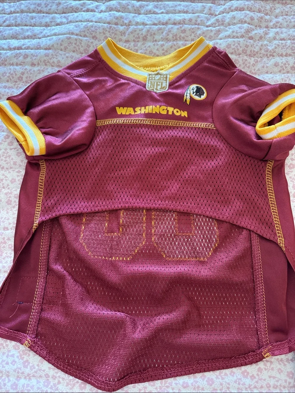 Redskins 00 Maroon & Gold Pet Jersey
